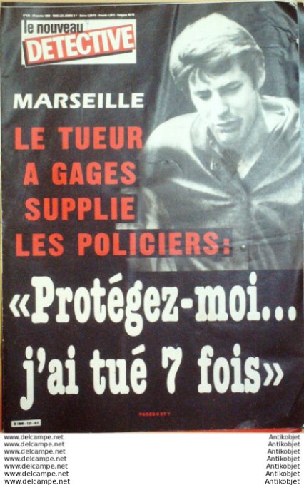 Détective 1984 # 123 Roissy-en-Brie Marseille Rodez Lyon Langres Nice Versailles