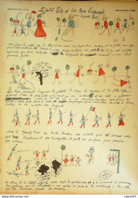Le Petit Toto & Les Trois Brigands (Pellerin d'epinal) Bob