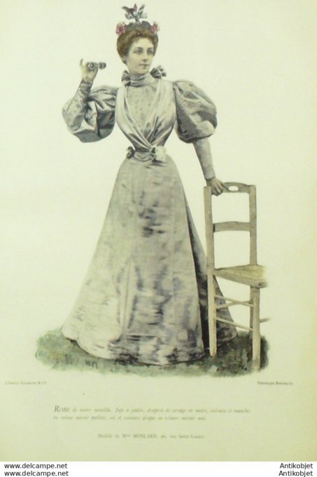 La Mode pratique 1895 # 21 Robes de moire