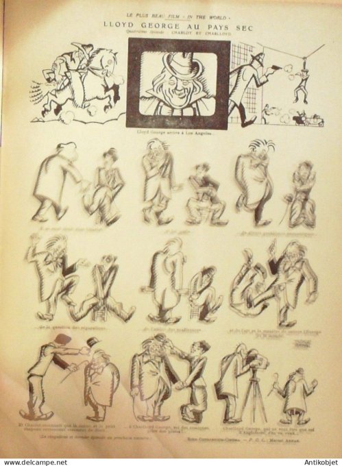 Le Rire 1923-12- 8 # 253 Journal humoristique Ed.Originale Gendarme desarme
