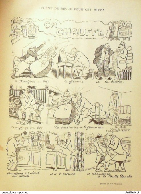 Le Rire 1923-12- 8 # 253 Journal humoristique Ed.Originale Gendarme desarme