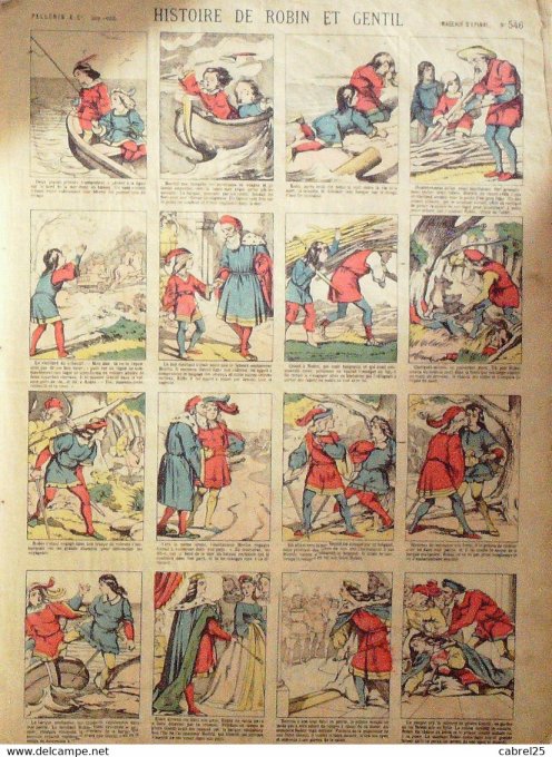 Histoire  de Robin & Gentil (Pellerin d'epinal)