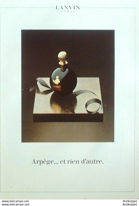 Publicite Cosmetique Lanvin 1994