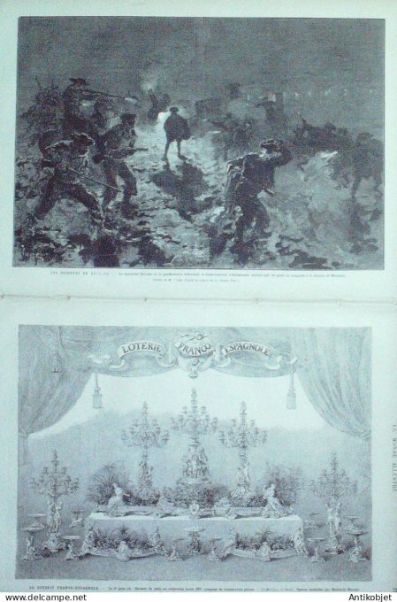 Le Monde illustré 1880 n°1198 Espagne Andalousie train-courrier attaqué Russie Nibilisme Loris-Melik