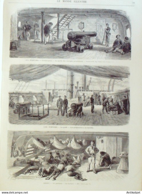 Le Monde illustré 1871 n°746 Villeneuve-l'Etang (92) Allemagne Cuxhaven Strasbourg (67) Montmorency 