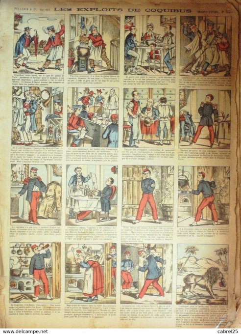 Les Exploits  de Coquibus (Pellerin d'epinal)