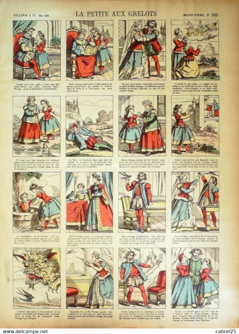 La Petite Aux Grelots (Pellerin d'epinal)