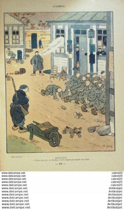 La Baionnette 1916 # 070 (Ils N'ont Pas Eu Verdun) Gallo Cappiello Meunier Ordner