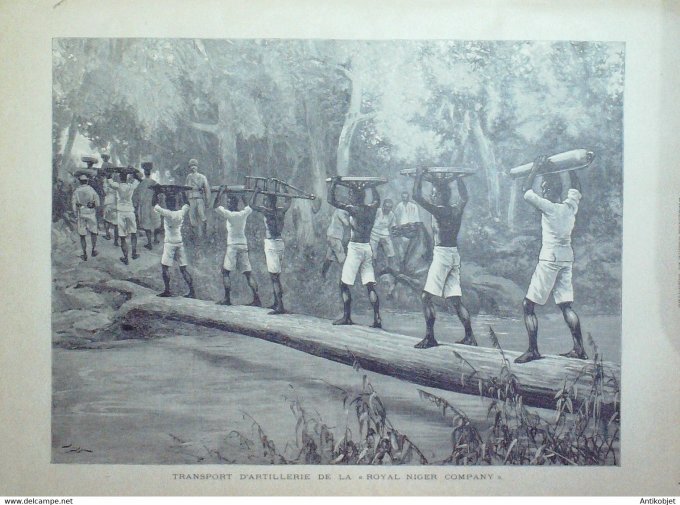 Soleil du Dimanche 1897 n° 5 Inde Bombay peste Moharum Niger ampli Suter