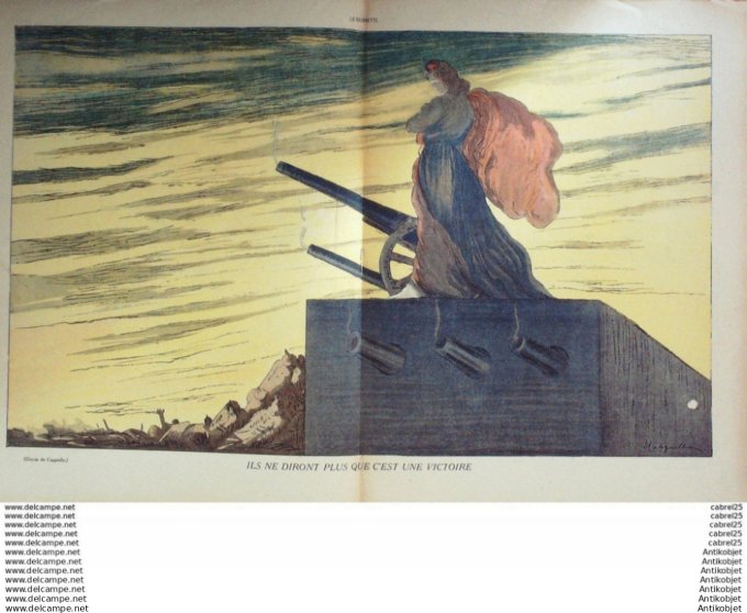 La Baionnette 1916 # 070 (Ils N'ont Pas Eu Verdun) Gallo Cappiello Meunier Ordner