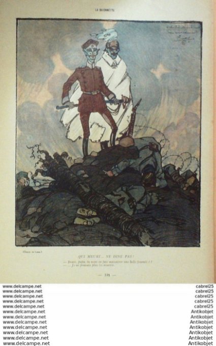 La Baionnette 1916 # 070 (Ils N'ont Pas Eu Verdun) Gallo Cappiello Meunier Ordner