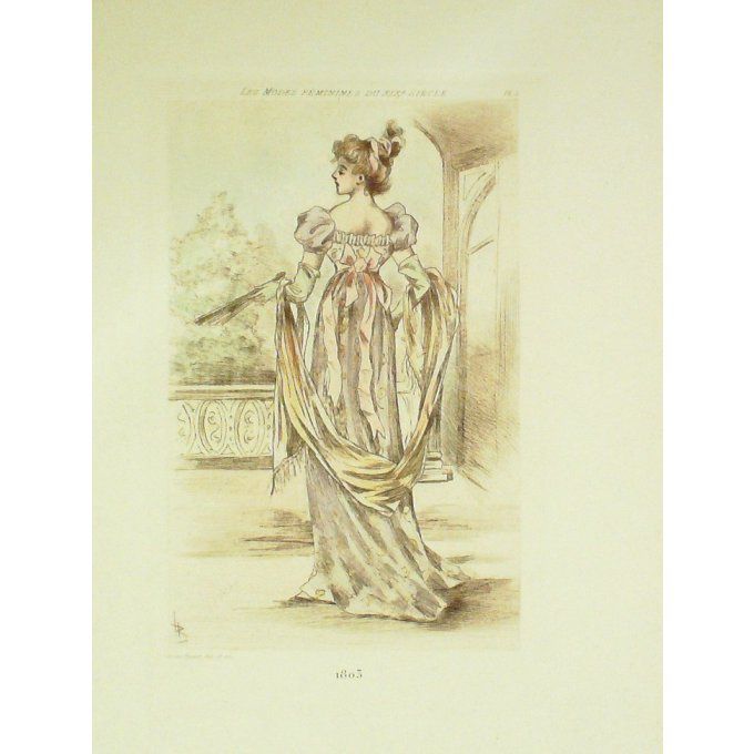 Mode Féminine époque 1803 (H.Boutet)