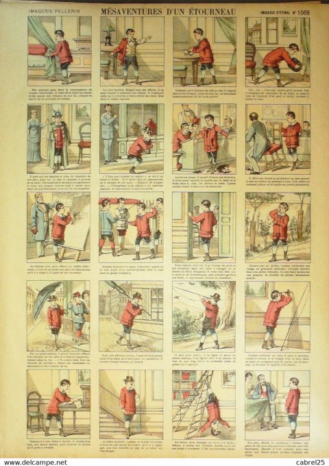 Mesaventures d'un Etourneau  (Pellerin d'epinal)