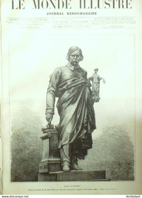 Le Monde illustré 1880 n°1230 Argentine Buenos-Aires St-Pétersbourg Okoma Monténégro Cattaro