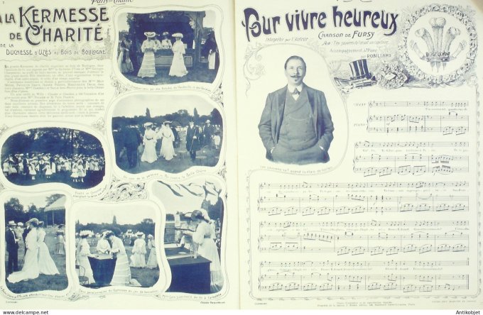 Paris qui chante 1903 #23 Polaire FranckFursy Lydia Girard Bluette Brille