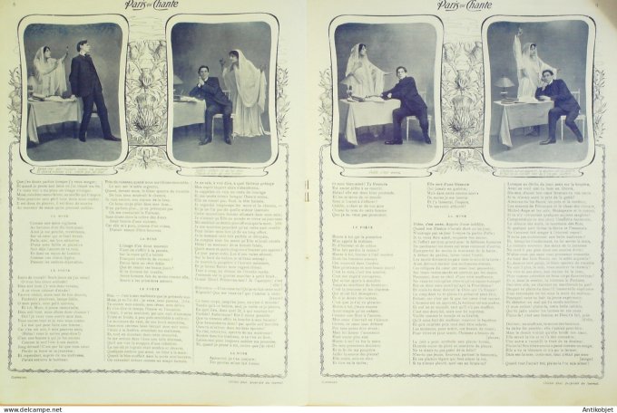 Paris qui chante 1903 #23 Polaire FranckFursy Lydia Girard Bluette Brille