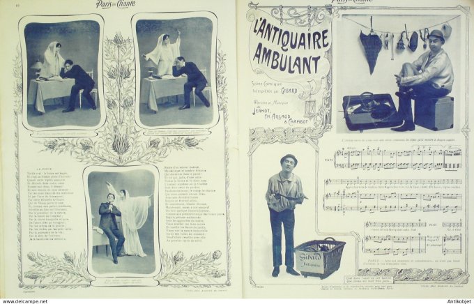 Paris qui chante 1903 #23 Polaire FranckFursy Lydia Girard Bluette Brille