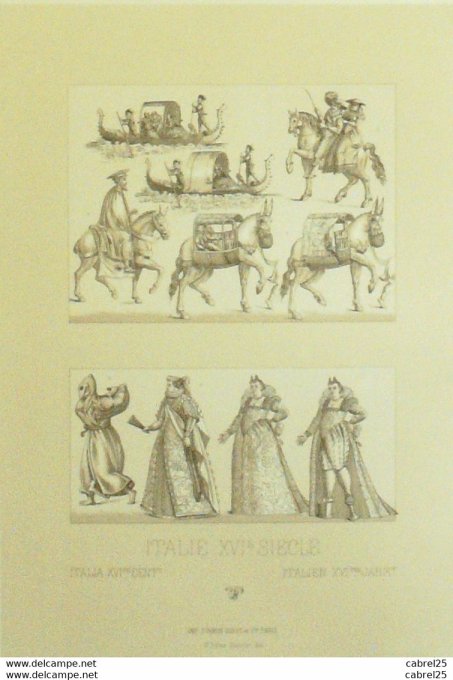 Italie VENISE gondoles médecin PADOUAN Vénitienne