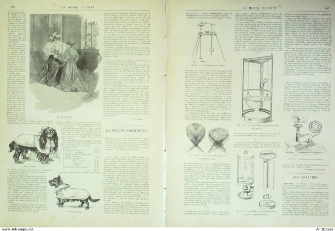 Le Monde illustré 1896 n°2055 Brest (29) Lorient (56) Madagascar Antserane Diego-Suarez