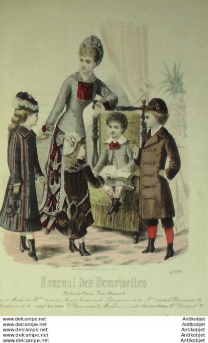 Journal de Demoiselles 1878 # 4179b (Maison Tarot) enfants