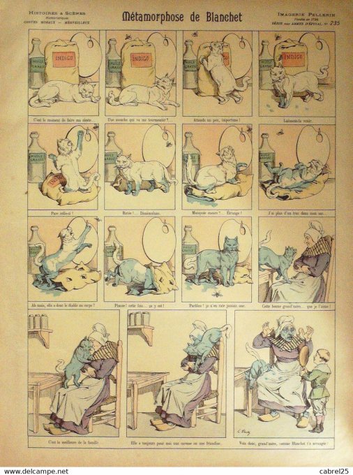 Metamorphose  de Blanchet (Pellerin d'epinal) Phosty