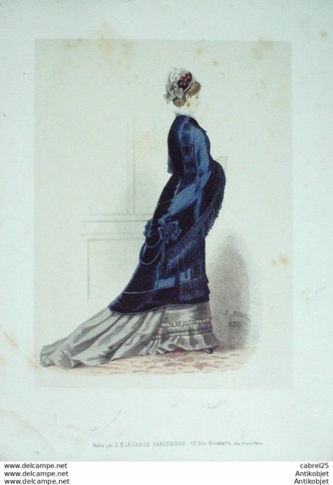 L'élégance parisienne 1877 # 839