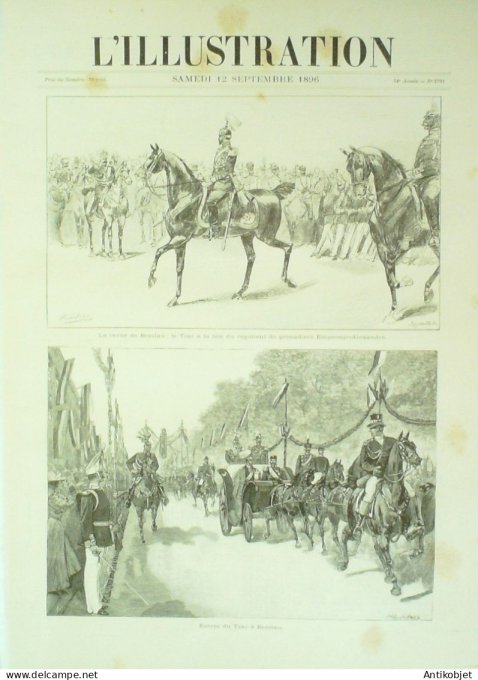 L'illustration 1896 n°2794 Pologne Breslau Dunkerque (59) îles Fidji Mali Tombouctou Touaregs Japon 