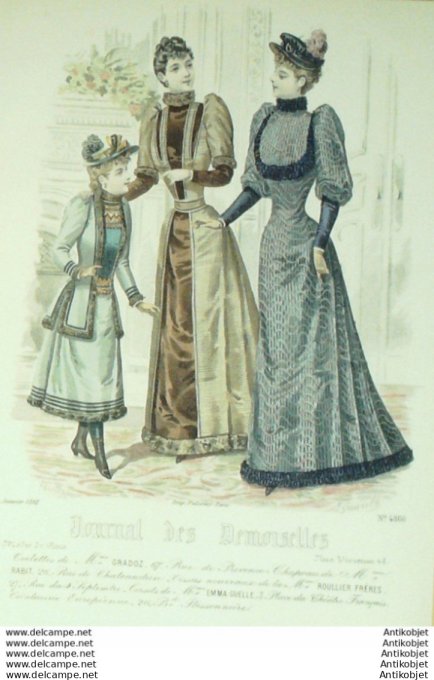 Journal de Demoiselles 1892 # 4866 (Maison Gradoz)