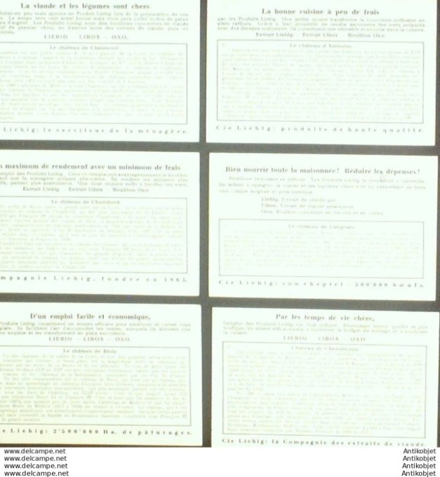 Chromo Liebig Sang 1272 Chateaux de la Loire (1933)