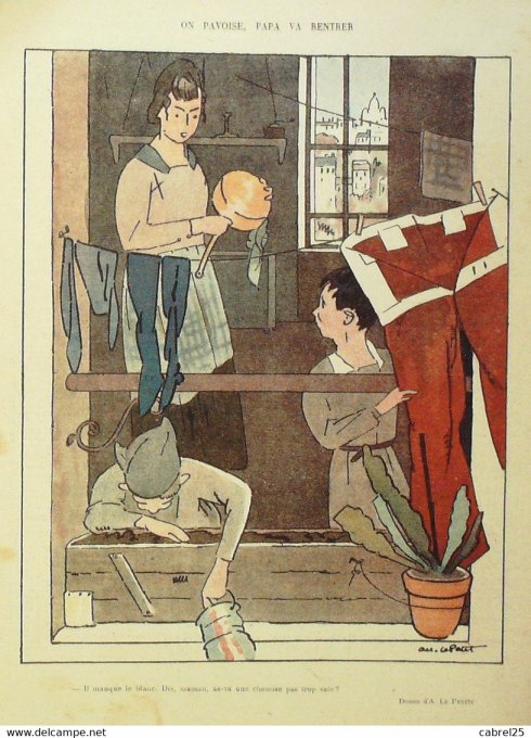 Le Rire 1919 n°  6 Willette Le Petit Nob Icart Pavis Bils Guillaume
