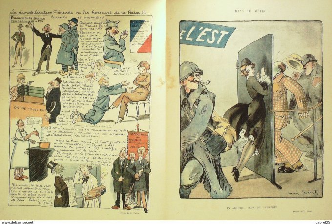Le Rire 1919 n°  6 Willette Le Petit Nob Icart Pavis Bils Guillaume