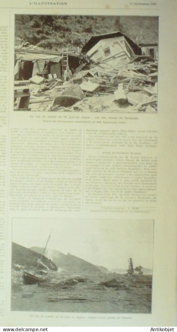 L'illustration 1896 n°2794 Pologne Breslau Dunkerque (59) îles Fidji Mali Tombouctou Touaregs Japon 