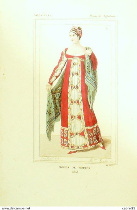 Mode Femme 1808 sous NAPOLEON