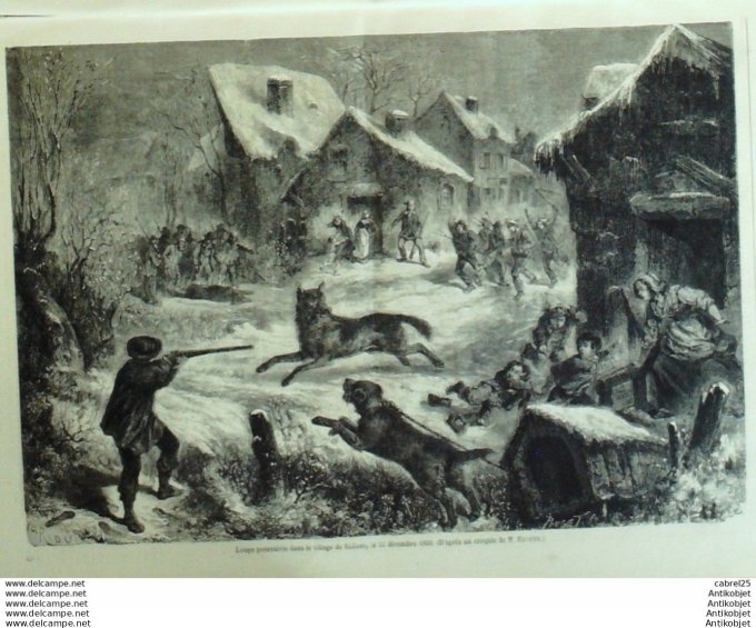 Le Monde illustré 1861 n°196 Frédéric GUILLAUME IV BERCY La RAPEE Bois de BOULOGNE