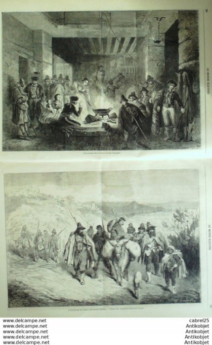 Le Monde illustré 1861 n°196 Frédéric GUILLAUME IV BERCY La RAPEE Bois de BOULOGNE