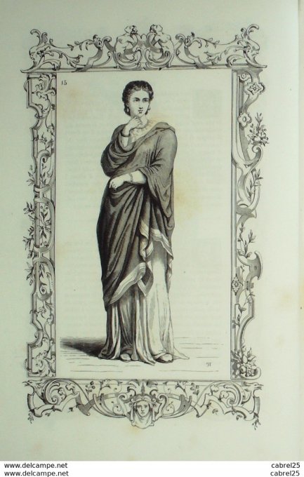 Italie ROMAINE portant la STOLE 1859