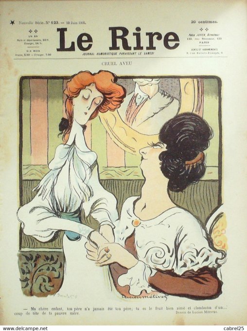 Le Rire 1905 n°123 Grandjouan Iribe Delaw Métivet Carlègle Bac Mirande Guillaume