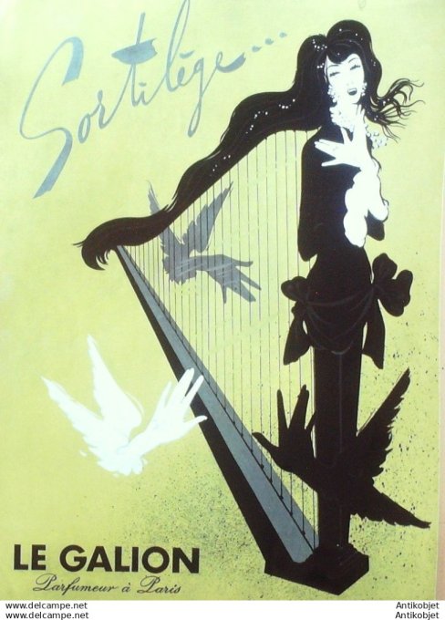 Publicite Cosmetique Le Gallion Sortilege 1993