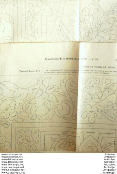 Journal + Patron Mode illustrée  1891 # 48 (with Pattern)