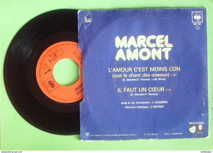 Amont Marcel SP L'amour c'est moins con 1973