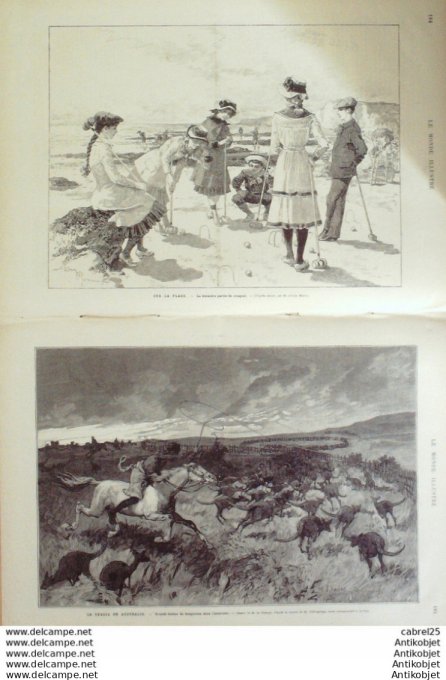 Le Monde illustré 1881 n°1277 Vienne (38) Algérie Philippeville Stora Neubourg (27) Crotoy (80) Tuni