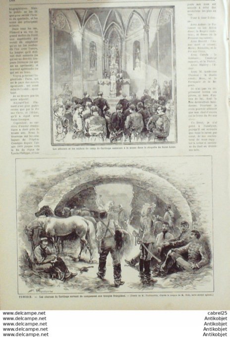 Le Monde illustré 1881 n°1277 Vienne (38) Algérie Philippeville Stora Neubourg (27) Crotoy (80) Tuni