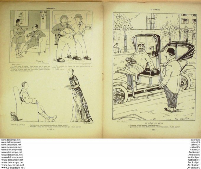 La Baionnette 1916 # 059 (C'est La Guerre) Leonnec Wegener Gerda Fabiano Ordner