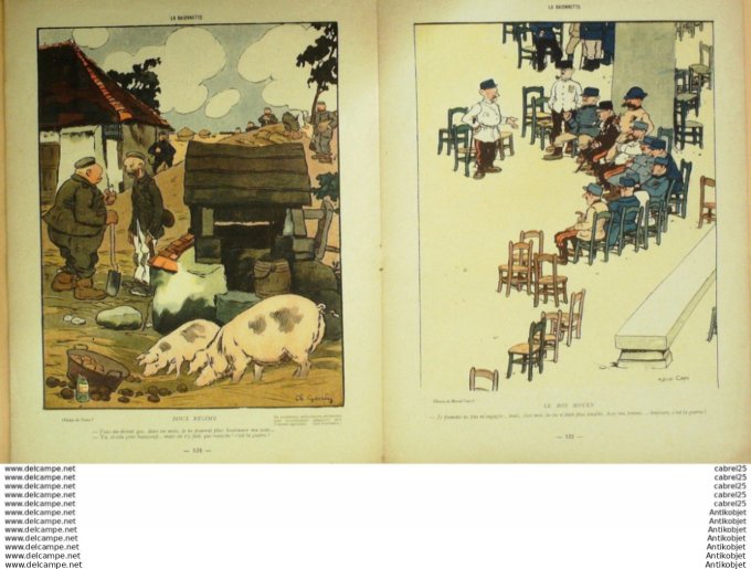 La Baionnette 1916 # 059 (C'est La Guerre) Leonnec Wegener Gerda Fabiano Ordner