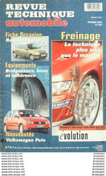 R.T Automobile Volkswagen Polo Renault Clio II Peugeot 306   # 647