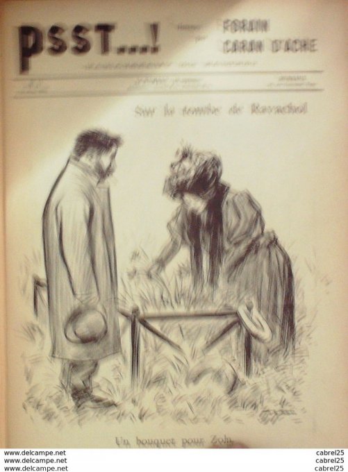 PSST 1898 n°11-Caran d'Ache,Forain-RAVACHOL, DUMANET