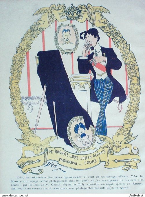 L'Assiette au beurre 1908 n°384 Agences de voyages économiques pour Souverains Ostoya