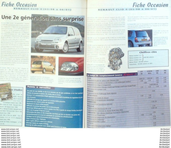 R.T Automobile Volkswagen Polo Renault Clio II Peugeot 306   # 647