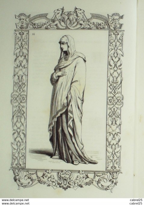 Italie VESTALE Culte de VESTA 1859