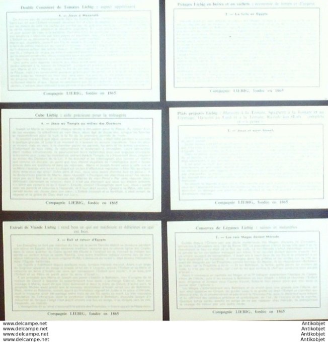 Chromo Liebig Sang 1667 L'enfance de Jesus (1957)